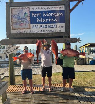 Red Snapper catch on the Alabama coast