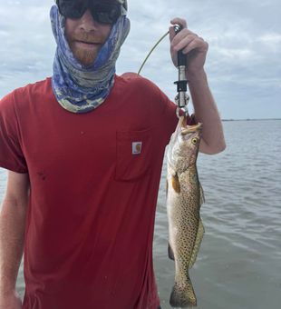 Working the channels near Aransas Pass