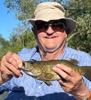 Smallmouth Bass In Lake Butte des Morts, WI