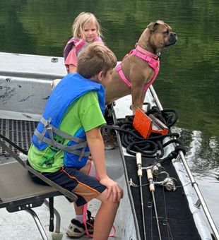 Ready for action on the water in Cotter AR!