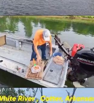 Another day on the water in Cotter Arkansas!