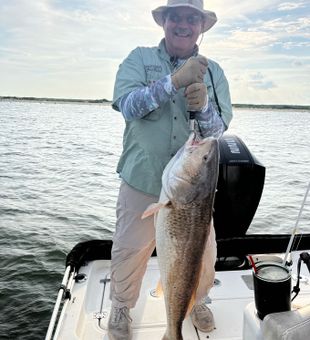 Dennis with a monster bull red