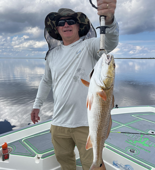 Nice redfish using deep sea jigging in partly cloudy conditions!
