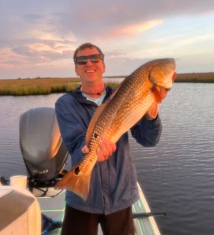 St Bernard redfish making the evening trip worthwhile!