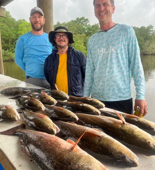 Outstanding St Bernard redfish action!