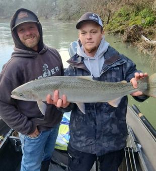 Great day on the river catching silver bullets