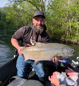 A nother beautiful day and beautiful Rogue river spring Chinook.