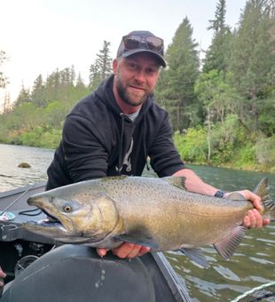 Beautiful Central Point Oregon Chinook salmon on the water!