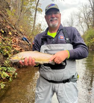 Clear water, sharp trout.
