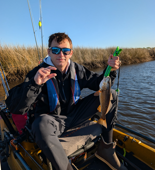Florida redfish success from the kayak!