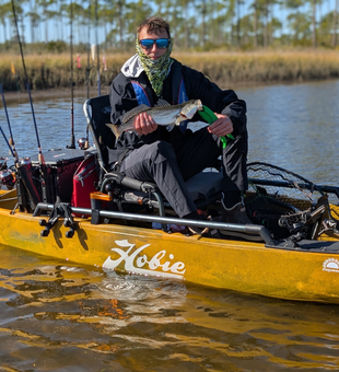 Florida speckled trout success from the yellow kayak!