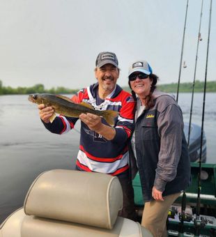 Walleye fishing with a Twin Cities guide.