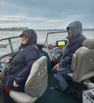 Fishing guide service on St. Croix River.