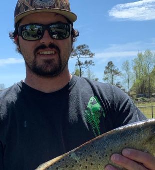 Spotted sea trout at Wanchese, NC 