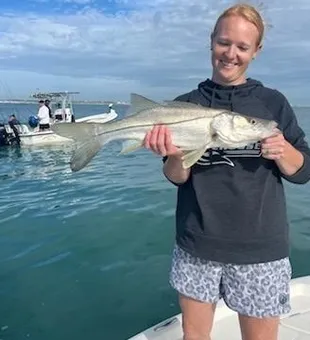 Beautiful Edgewater snook making the trip worthwhile!