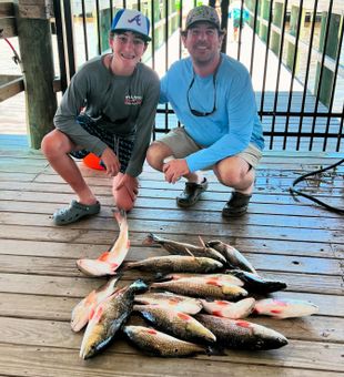 Outstanding Lake Charles redfish action!
