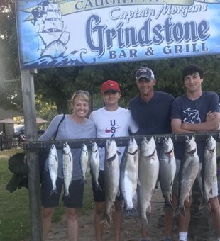 Port Austin combo—lake trout and steelhead!