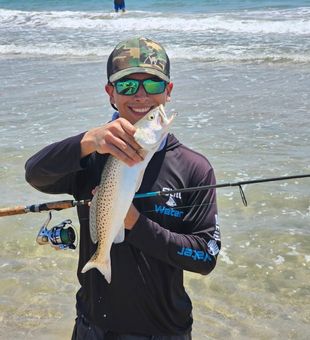 Trout catch land based fishing, best feeling!