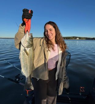 Lake Wateree Striper smiles!
