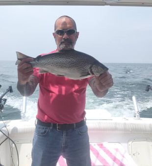 Trophy Salmon Catch on Lake Ontario