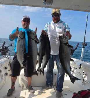 Outstanding Coho and Chinook Salmon catch in Wolcott NY!