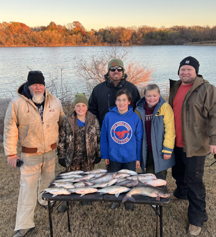 Impressive blue catfish haul from Lake Lavon!