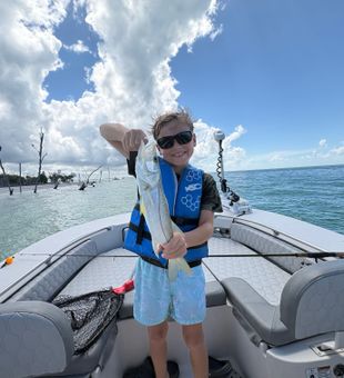 Lil dudes first mouth grab without the grips!