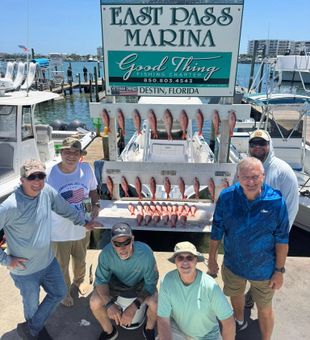 Outstanding red snapper haul at East Pass Marina!