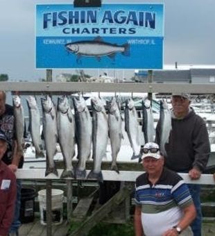 Culinary bliss: Kewaunee's finest salmon catch.