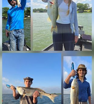San Antonio redfish and bass making memories!