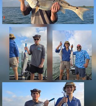 San Antonio redfish and blue catfish making memories!