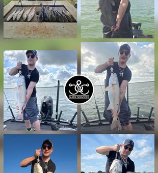 San Antonio redfish and catfish hitting hard today!