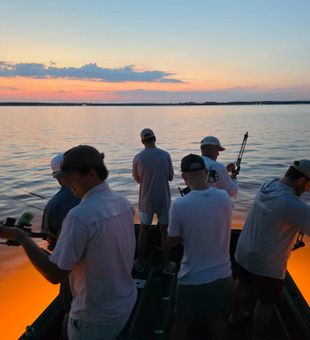 Perfect evening for fishing in Orange Beach waters!