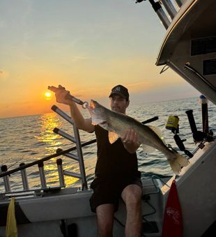 Casting lines, catching dreams on Lake Erie.