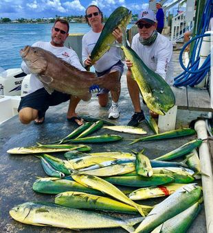 Reeled In Some Grouper and Mahi Mahi in Florida