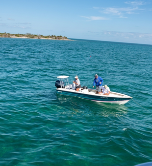 Perfect fishing conditions in beautiful Islamorada waters!