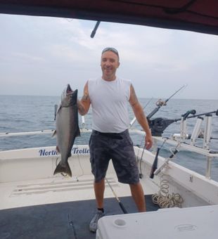 King salmon on board! Lake Ontario’s finest!
