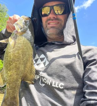 Casting for smallmouth bass in Juniata beauty