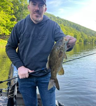 Hooked a fighter in Juniata’s calm waters