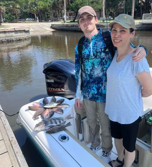 Golden hour, fish power. Palm Coast Charters!