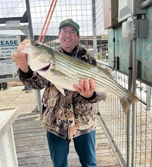 Big Striper Landed! - Kingston, OK.