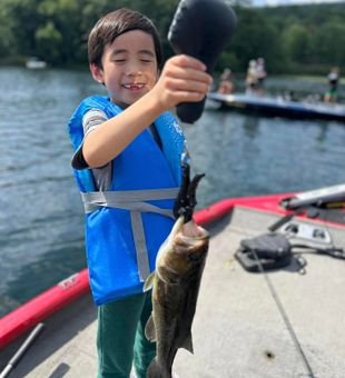 Teaching kids the joy of bass fishing