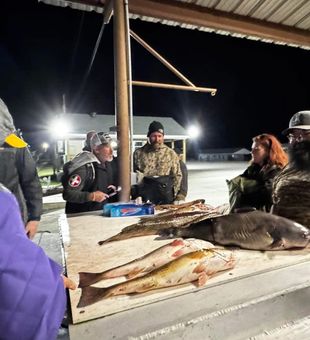 Bowfishing Redfish in Lafitte