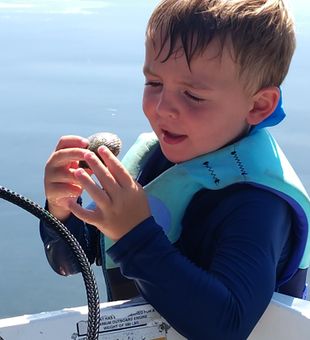 Gulf Coast scalloping with family