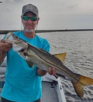 Beautiful Brooksville snook making the day complete!