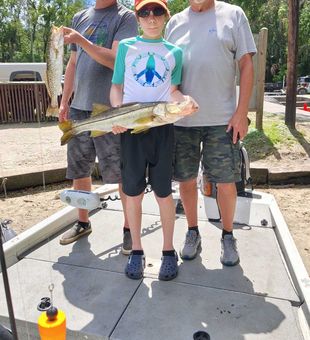 Brooksville snook and speckled trout making memories!