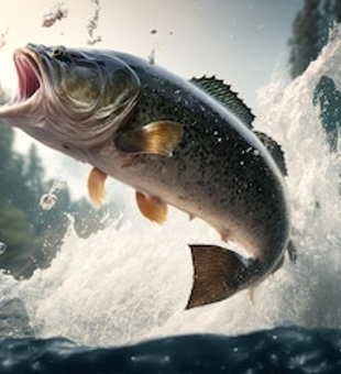 Perfect conditions brought out the best fishing action today!