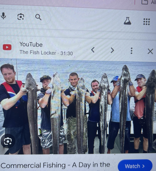Reeling in huge fish under partly cloudy skies in Tampa!