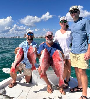 Catching Red Snapper in Panama City Beach