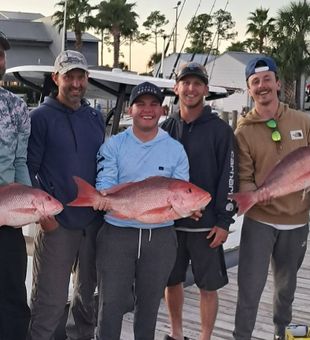 Red snapper success in Panama City Beach waters!